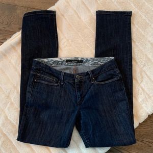 Joe’s Cigarette Fit Straight Leg Dark Wash…